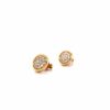 Victor Mayer Candy Collection, 18k Rose Gold Stud Earrings, with 38 Diamonds, Diameter Ø 11,6 mm, limited edition of 150 pairs, handmade in Germany 