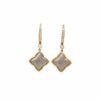 Victor Mayer Earring Eloise in Rose Gold and White Gold 20 Diamonds 0.27 ct