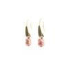 Victor Mayer Peacock Enamel Pink Tourmaline Gemstone Earring 18k Rose Gold