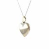 Victor Mayer Heart-Shaped 18k White Gold Locket with 6 Diamonds 0.09 ct
