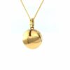 Victor Mayer Locket Pendant Round 18k Yellow Gold 2 Pictures High Polish Ø 21mm