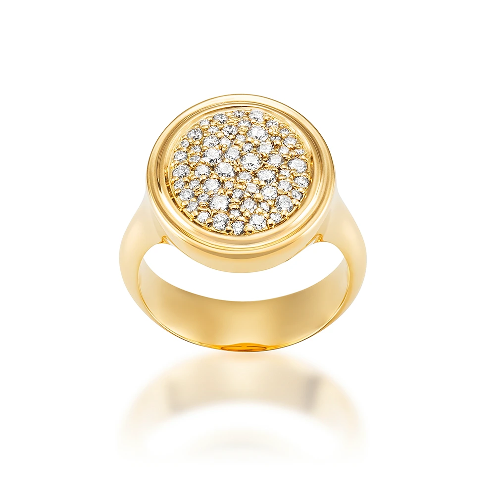 Signet ring <br>Darcy & Elizabeth <br />oval 17 x 16 - Image 3