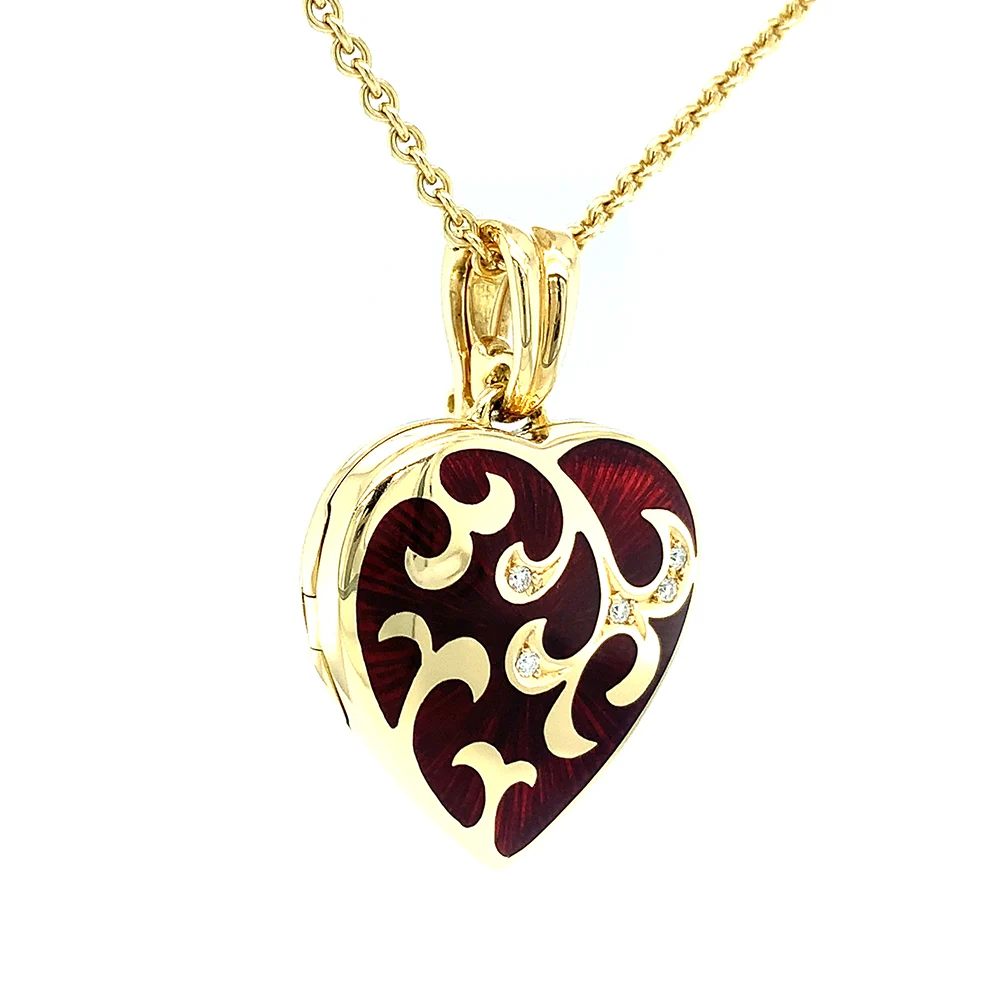 Locket <br>Hallmark <br />heart 25 x 23 - Image 6