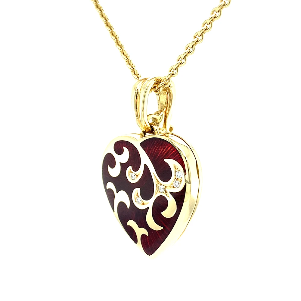 Locket <br>Hallmark <br />heart 25 x 23 - Image 2