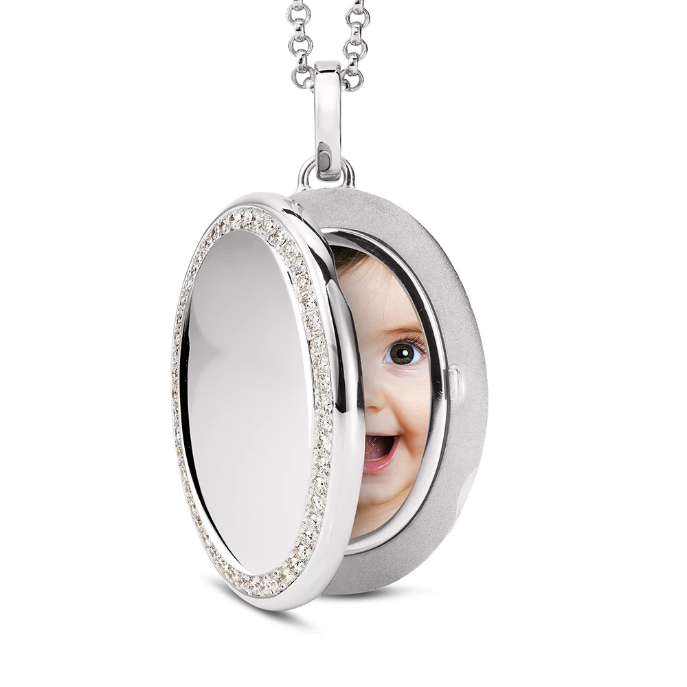 Locket <br>Hallmark <br />oval 35 x 26 - Image 2